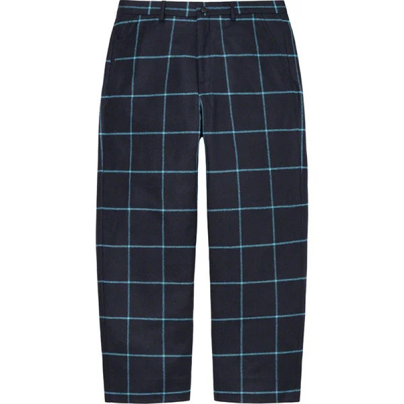 Windowpane Pool Trouser